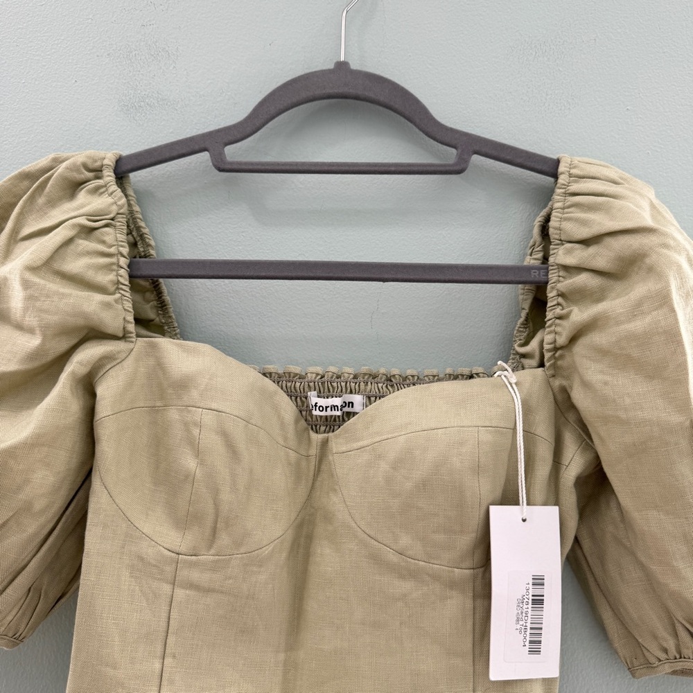 Reformation Maryland Linen Top NWT - Picture 4 of 12